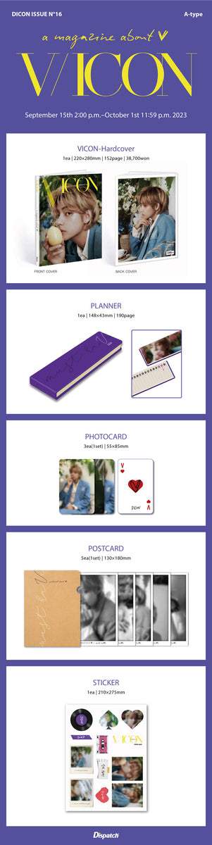 BTS V DICON ISSUE N16 V - VICON – 00:00 Studios