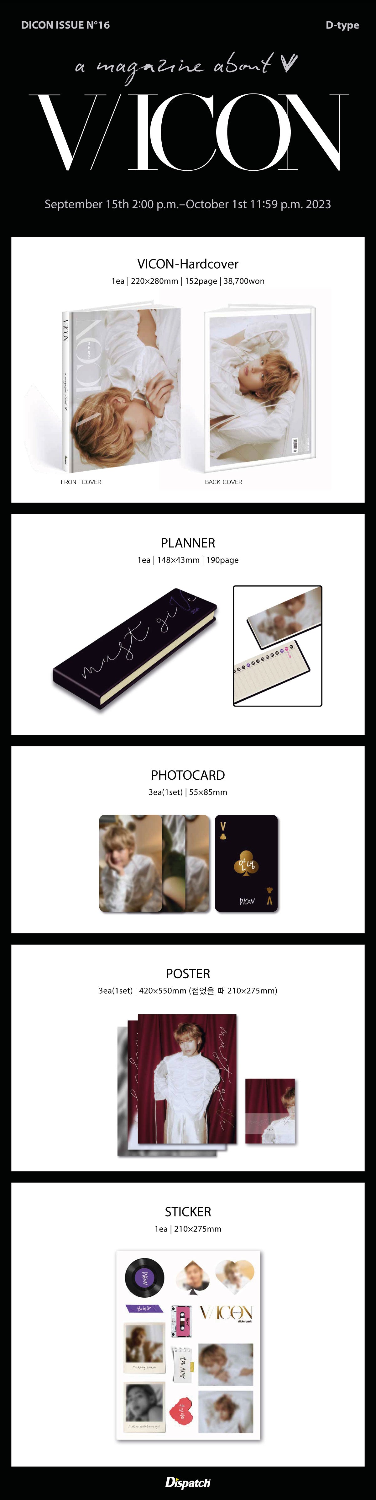 BTS V DICON ISSUE N16 V - VICON – 00:00 Studios BTS V DICON ISSUE N16 V - VICON – 00:00 Studios