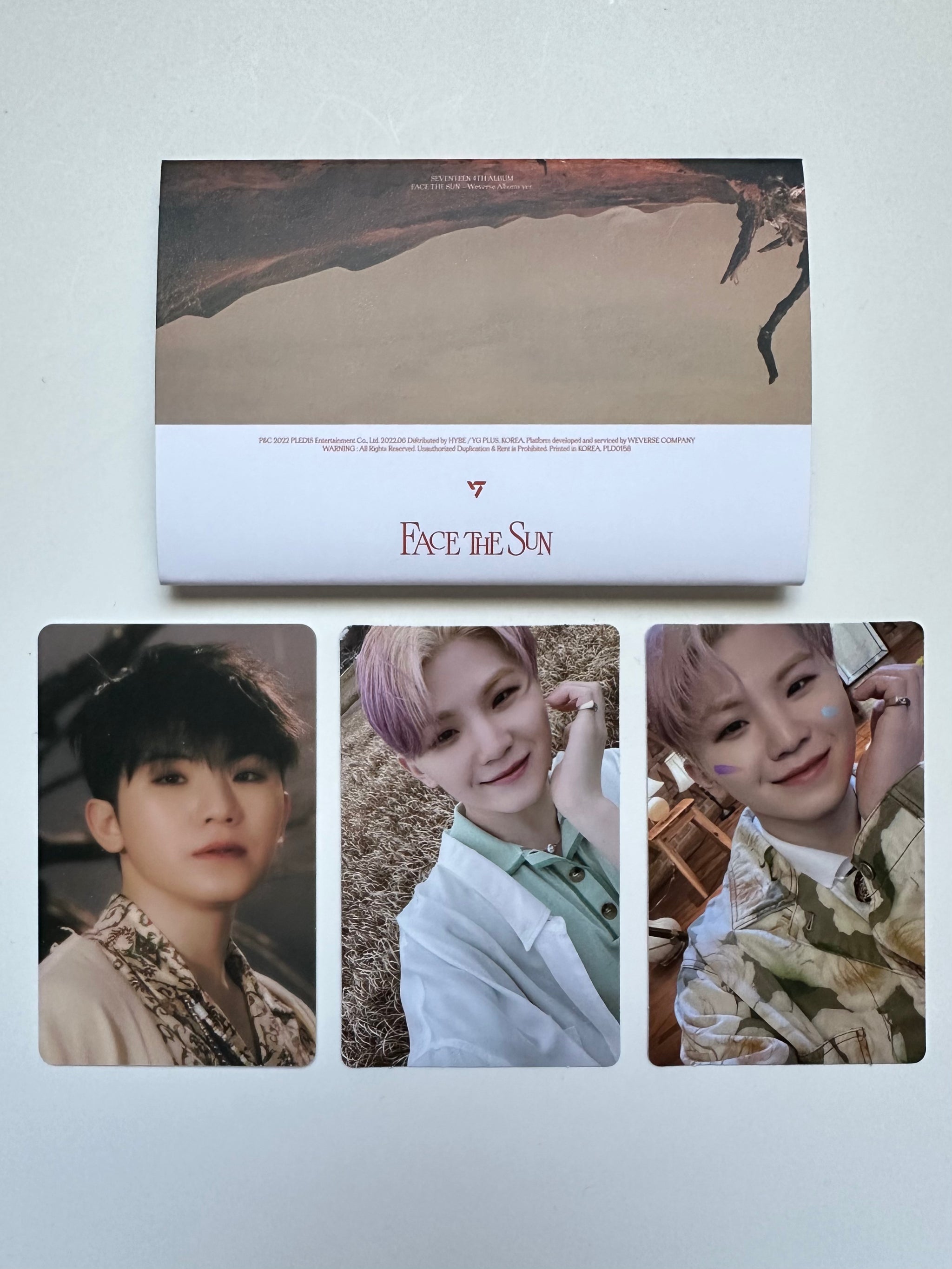 SEVENTEEN ミンギュ face the sun トレカ weverse SEVENTEEN Face The Sun Weverse ミンギュ トレカ