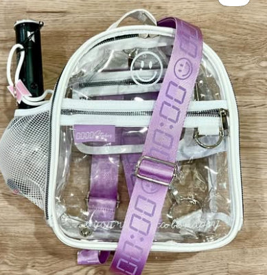 adidas clear mini backpack purple Be Happy Stadium Bag – 00:00 Studios