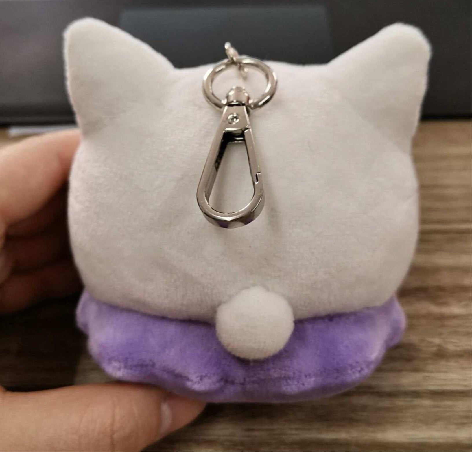 Kitty Cake Plush Keychain